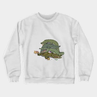 Crocodile stack Crewneck Sweatshirt